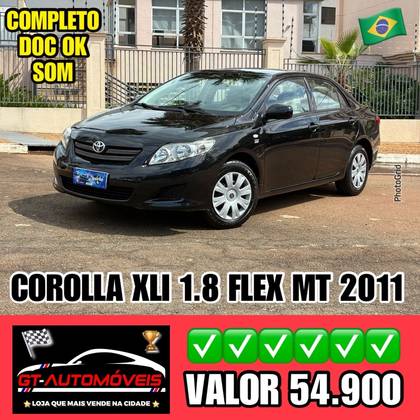 TOYOTA COROLLA 1.8 XLI 16V FLEX 4P MANUAL TOYOTA COROLLA 1.8 XLI 16V FLEX 4P MANUAL